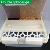 425ml/850ml Capacity Acrylic Parrot Automatic Bird Feeder Feeding Box