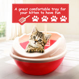 Bakeey Pet Toilet Bedpan Cat Litter Box Anti-Splash Toilet Indoor Home Plastic Sandbox
