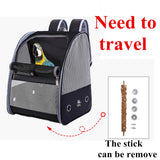 Bird Parrot Carrier Breathable Travel Cage Carrying Backpack Pet Shoulder Bag