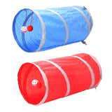 Pet Cat Kitten Tunnel Foldable Tube Toy Hiding Playing Hangi