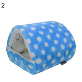 Hamster Small Animal Soft Bed Dot Pattern Pet Warm Winter Hanging House