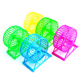 Hamster Mouse Mice Small Exercise Toy Running Spinner Sports Cage Wheel 