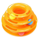 Cat Toy Intelligence Stimulation Shelf Three Level Trapped Ball Toy
