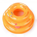 Cat Toy Intelligence Stimulation Shelf Three Level Trapped Ball Toy