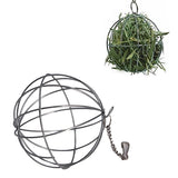 Stainless Steel Sphere Ball Pet Pig Hamster Rabbit Rat Feed Dispenser Play Toy