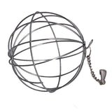 Stainless Steel Sphere Ball Pet Pig Hamster Rabbit Rat Feed Dispenser Play Toy
