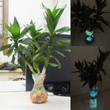 100Pcs Glow In The Dark Pebbles Stones Garden Walkaway Aquarium Fish Tank Decor