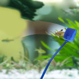 Double Side Brush Cleaner Scrubbers Aquarium Long Handle Fish Tank Cleaning Tool