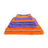 Winter Color Block Dog Cat Puppy Bed Mat Pad Kennel Cushion House Pet Supply