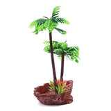 Resin Tree Reptiles Water Food Holder Feeding Bowl Terrarium Landscape Decor