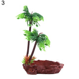 Resin Tree Reptiles Water Food Holder Feeding Bowl Terrarium Landscape Decor