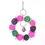 Bird Bites Parrot Climb Chew Kick Volleyball Toys Bell Swing Cage Hanging Tools