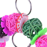 Bird Bites Parrot Climb Chew Kick Volleyball Toys Bell Swing Cage Hanging Tools