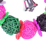 Bird Bites Parrot Climb Chew Kick Volleyball Toys Bell Swing Cage Hanging Tools