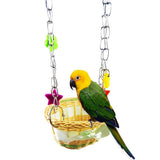 Bird Toy Sling Chain Hand Knitting Hammock Climbing Biting Hanging Basket