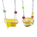 Bird Toy Sling Chain Hand Knitting Hammock Climbing Biting Hanging Basket