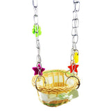 Bird Toy Sling Chain Hand Knitting Hammock Climbing Biting Hanging Basket