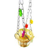 Bird Toy Sling Chain Hand Knitting Hammock Climbing Biting Hanging Basket