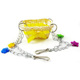 Bird Toy Sling Chain Hand Knitting Hammock Climbing Biting Hanging Basket