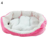 Small Pet Puppy  Cat Cozy Warm Bed Soft Plush Cushion Pillow Nest Mat Pad