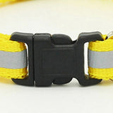 Adjustable Pet Cat Puppy Reflective Collar Safety Buckle Bell Neck Strap