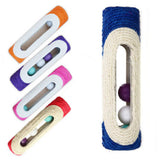 Cat Kitten Scratcher Rolling Sisal Scratching Trapped Ball Training Toy