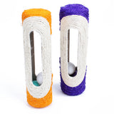 Cat Kitten Scratcher Rolling Sisal Scratching Trapped Ball Training Toy