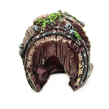Aquarium Barrel Resin Ornament Cave Fish Tank Landscape Decoration