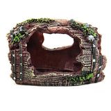 Aquarium Barrel Resin Ornament Cave Fish Tank Landscape Decoration