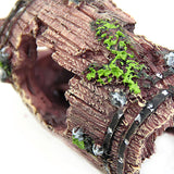 Aquarium Barrel Resin Ornament Cave Fish Tank Landscape Decoration