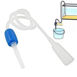 Aquarium Fish Tank Siphon Gravel Suction Pipe Vacuum Water Change Pump Tool