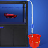 Aquarium Fish Tank Siphon Gravel Suction Pipe Vacuum Water Change Pump Tool