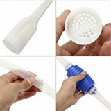 Aquarium Fish Tank Siphon Gravel Suction Pipe Vacuum Water Change Pump Tool