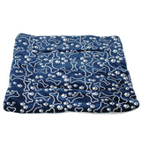 Dog Bed Mat Pet Cushion Blanket Warm Paw Print Puppy Cat Fleece Bed