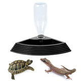 Automatic Drinking Water Dispenser Dish Feeder Bowl for Pet Tortoise Reptile Waterer 