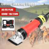 690W Electric Shears Shearing Hair Clipper Animal Sheep Horse Farm Shearing Machine AU Plug