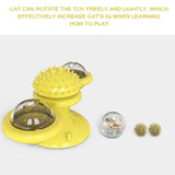 Rotating Cat LED Interactive Toy