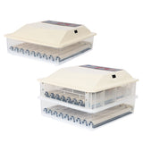 56/98Eggs 220V Automatic Turning Egg Incubator Hatcher Chicken Temperature Control