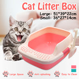 Bakeey Pet Toilet Bedpan Cat Litter Box Anti-Splash Toilet Indoor Home Plastic Sandbox
