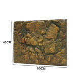 3D Foam Rock Reptile Aquarium Fish Tank Background Backdrop Board Decorations