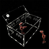 Turtle Tank Reptile Top Habitat Filter Kit Aquatic Large Acrylic Breeding Cage Tank