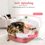 Bakeey Pet Toilet Bedpan Cat Litter Box Anti-Splash Toilet Indoor Home Plastic Sandbox
