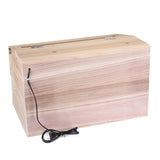 Reptiles Wooden Feeding Tank Box Enclosure Heating Cage
