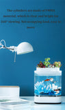 Mini Fish Tank USB Charging Self-cleaning Aquarium with 7 Colors LED Light