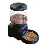 Automatic Pet Feeder fountain Voice Message Recording LCD Screen Dogs Cats Food Dispenser Bowl