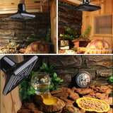 25/50/75/100/150/250W E27 Black Ceramic Heat Emitter Reptile Pet Bulb Crawling Light AC220V