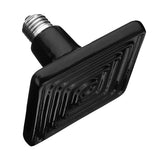 25/50/75/100/150/250W E27 Black Ceramic Heat Emitter Reptile Pet Bulb Crawling Light AC220V