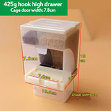 425ml/850ml Capacity Acrylic Parrot Automatic Bird Feeder Feeding Box