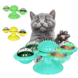 Rotating Cat LED Interactive Toy