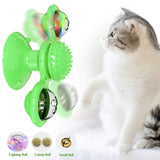 Rotating Cat LED Interactive Toy
